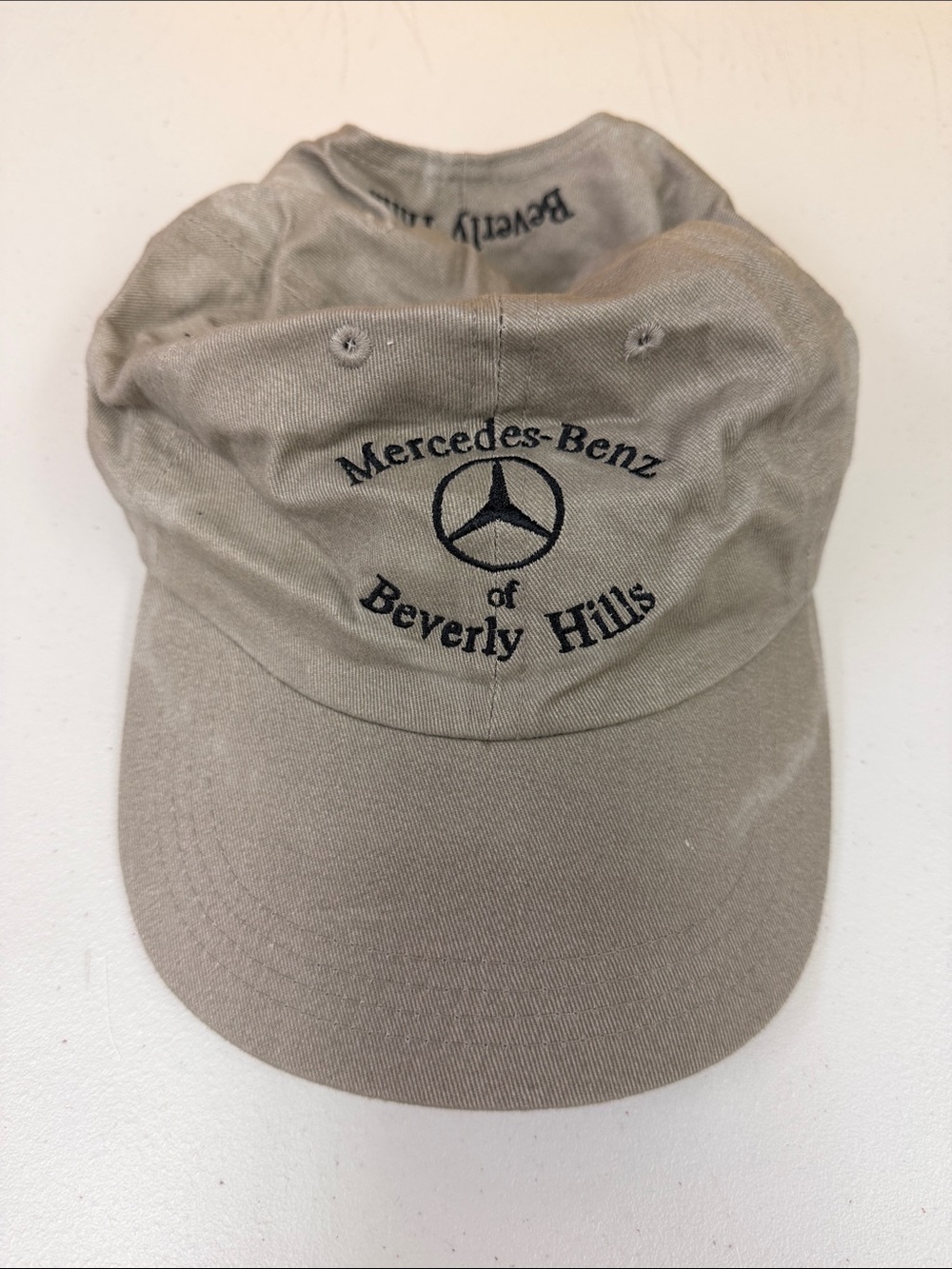 Mercedes-Benz Beverly Hills Tan Embroidered Baseball Cap one size ADI